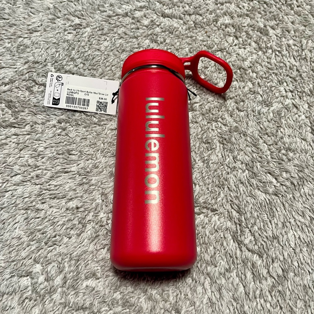 Lululemon Red Glow 18oz Water Bottle